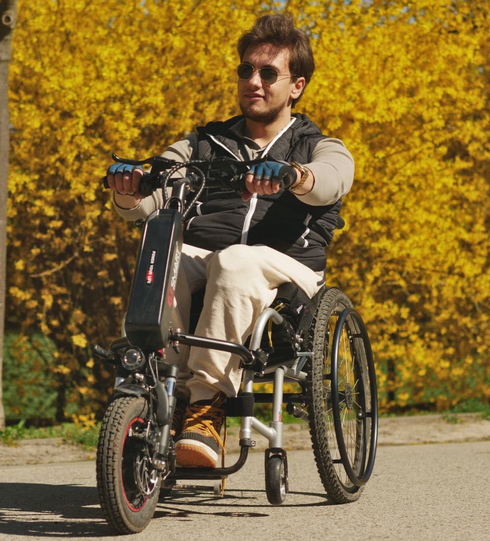 Przystawka elektryczna do wózka inwalidzkiego Elesmart A5 - obrazek 4