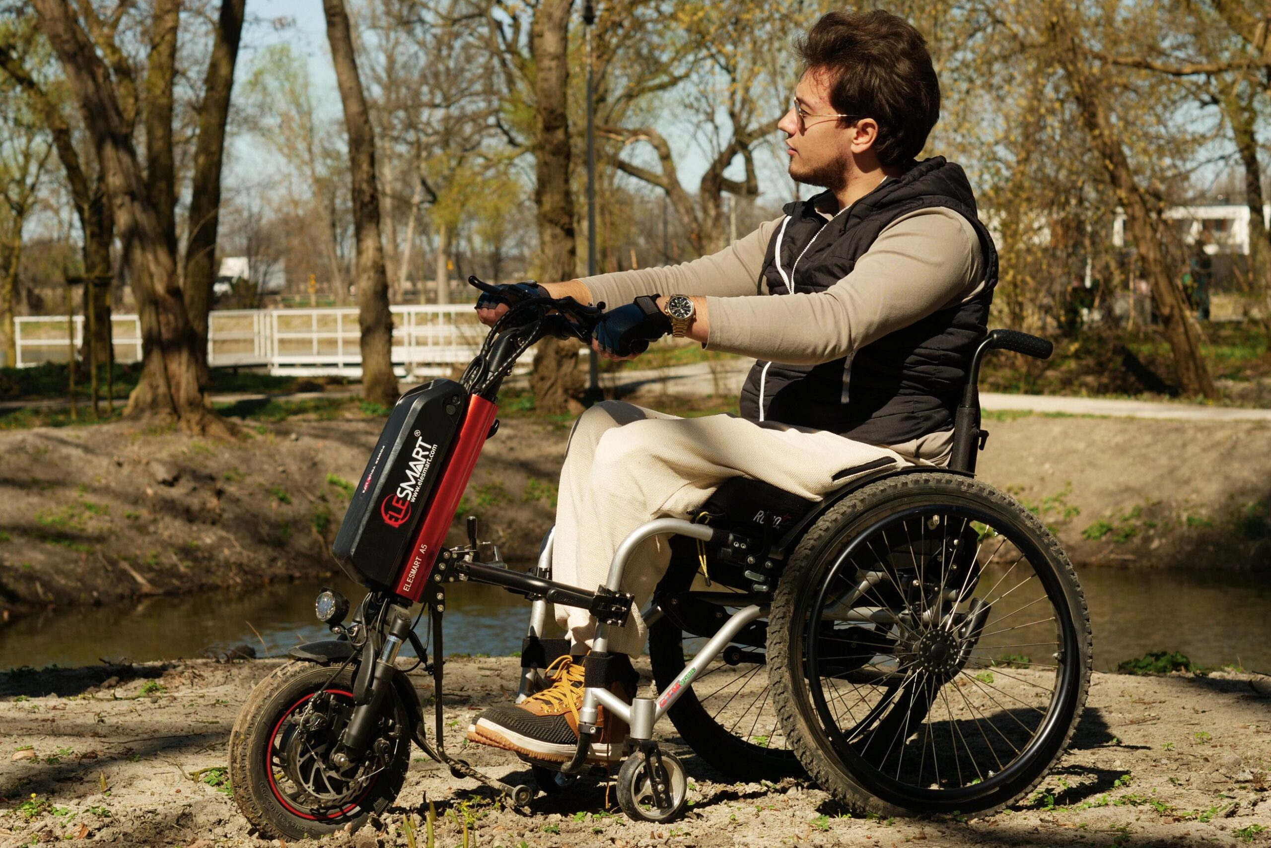 A5 Electric Wheelchair Attachment - Image 3