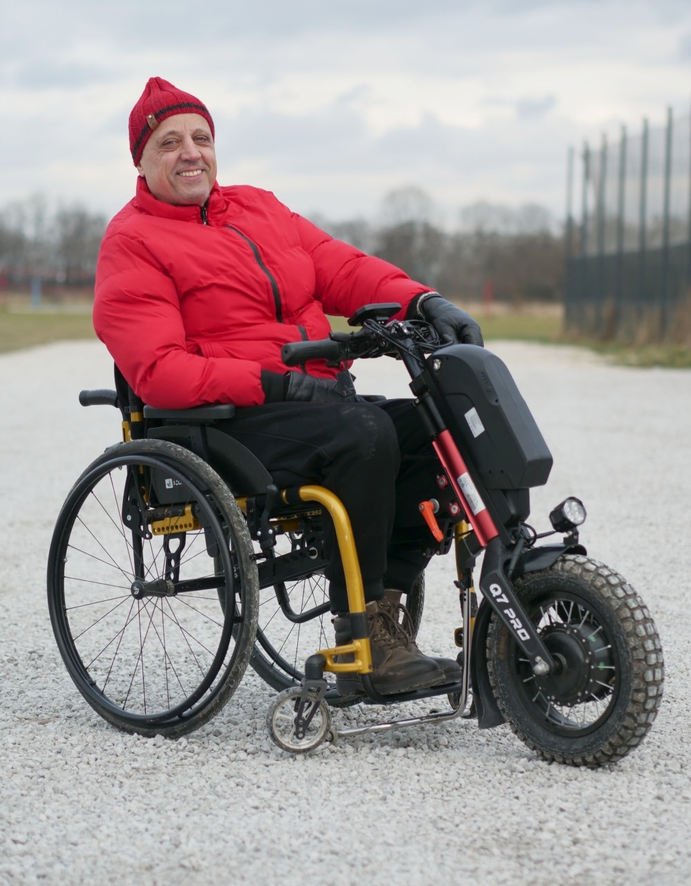 Przystawka elektryczna do wózka inwalidzkiego Q7 Pro - obrazek 4