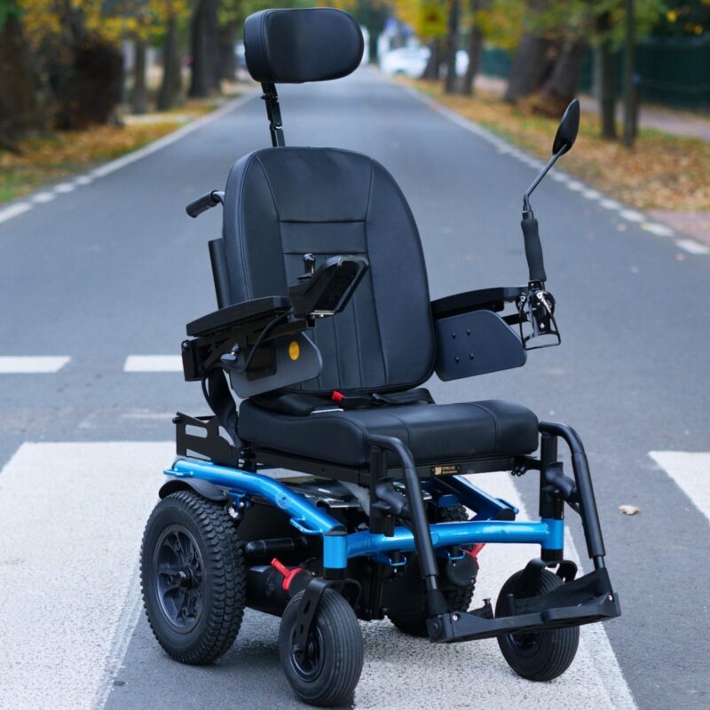 EPW616B Blue All-Terrain Electric Wheelchair
