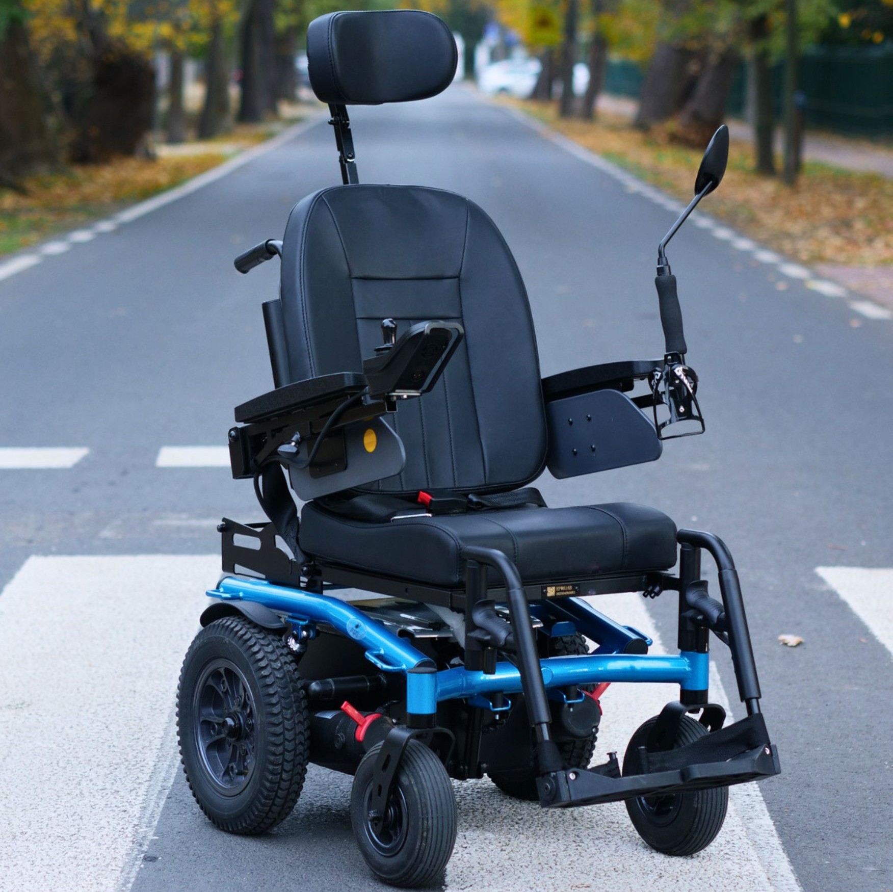 EPW616B Blue All-Terrain Electric Wheelchair
