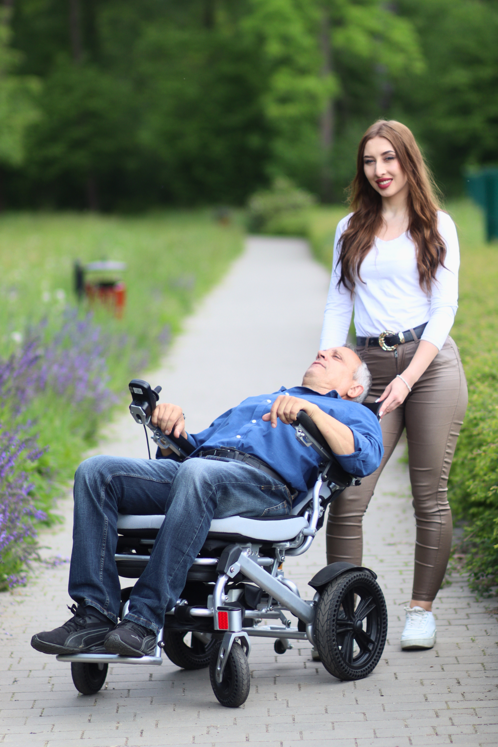 Rhodos Recliner Electric Wheelchair - Image 3