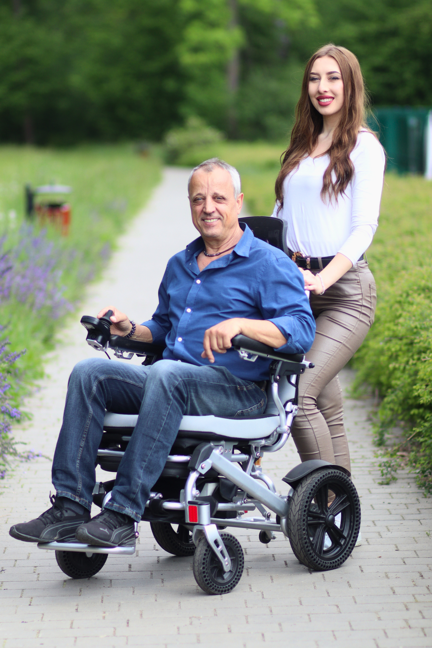 Rhodos Recliner Electric Wheelchair - Image 4