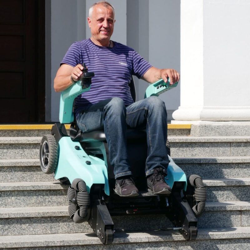 vertigo wózek inwalidzki z funkcją schodołazu